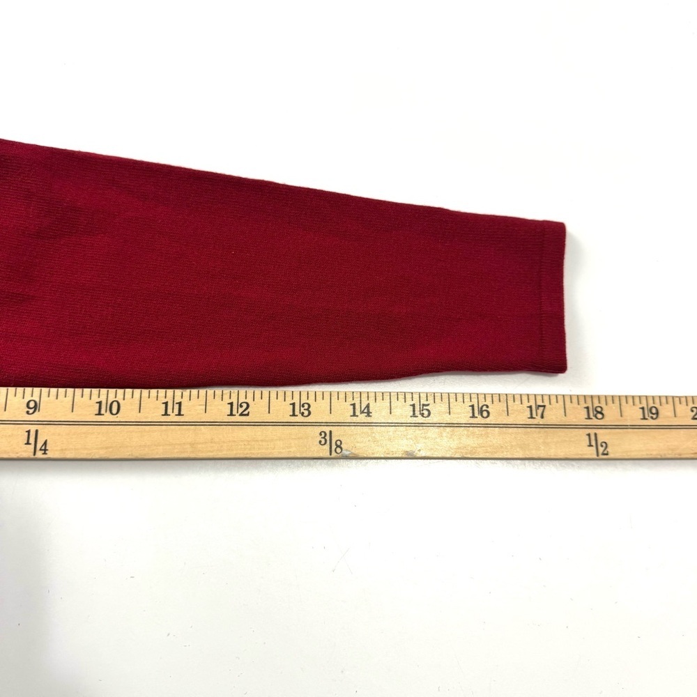 Vintage NWT Hanna & Gracie Red Embellished Silk Bolero Sweater Top Women’s Sz SP - Picture 9 of 11